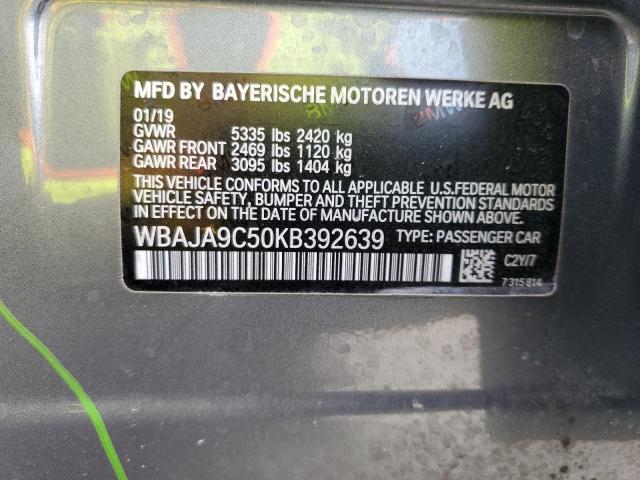 2019 BMW 530E - WBAJA9C50KB392639