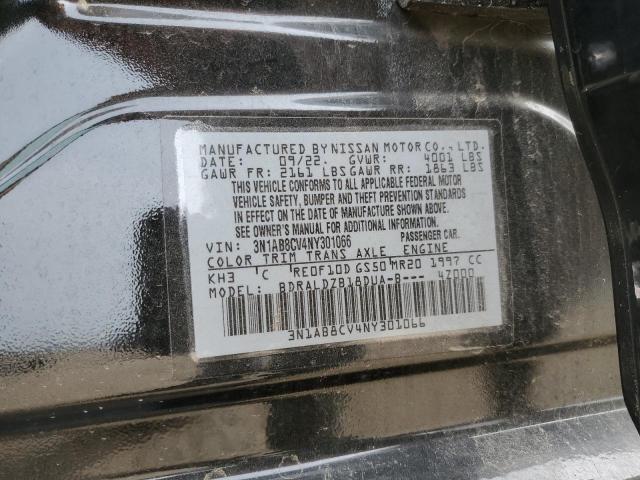2022 NISSAN SENTRA SV - 3N1AB8CV4NY301066