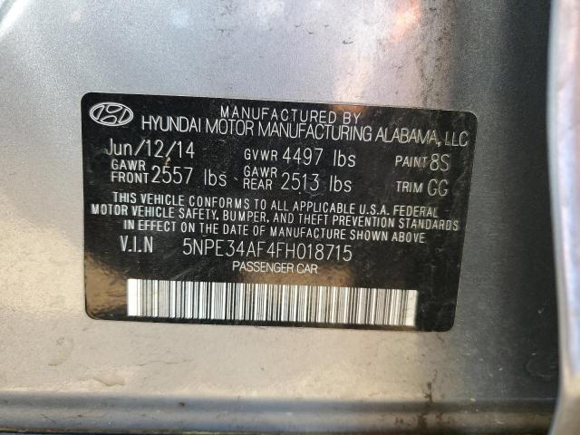 2015 HYUNDAI SONATA SPO - 5NPE34AF4FH018715