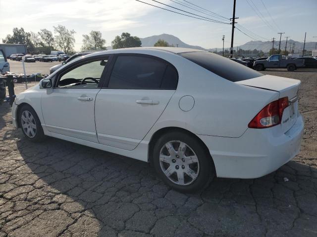 HONDA CIVIC LX 2010 white sedan 4d gas 19XFA1F56AE079019 photo #3