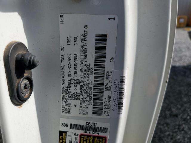 2016 TOYOTA TUNDRA SR 5TFPW5F12GX511737