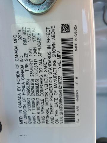 2019 HONDA CR-V LX - 2HKRW6H35KH210722
