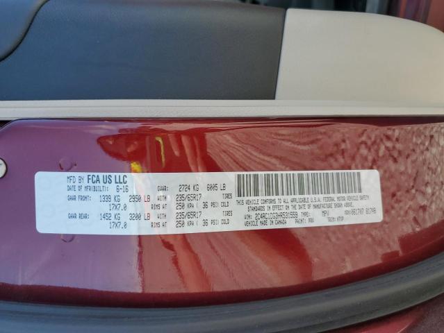 2017 CHRYSLER PACIFICA T - 2C4RC1DG3HR531559