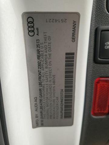 2017 AUDI A4 PRESTIG WAUFNAF42HN023724