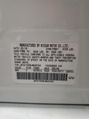 2018 INFINITI Q50 LUXE - JN1EV7AR8JM445340