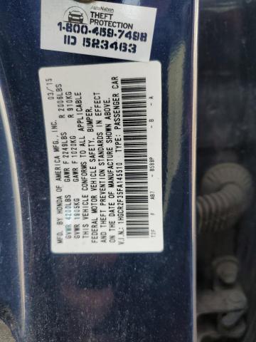 2015 HONDA ACCORD LX 1HGCR2F35FA145510