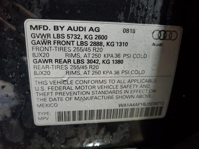 2018 AUDI SQ5 PREMIU - WA1A4AFY6J2239712