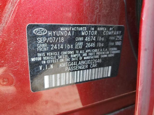 2019 GENESIS G70 PRESTI - KMTG44LA8KU022646
