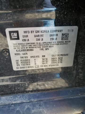 2020 BUICK ENCORE PRE - KL4CJASB3LB059884