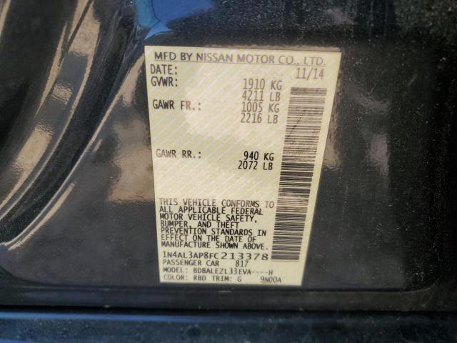 2015 NISSAN ALTIMA 2.5 - 1N4AL3AP8FC213378