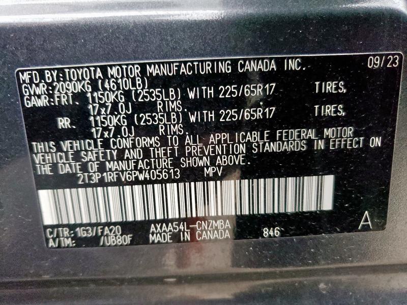 2023 TOYOTA RAV4 XLE - 2T3P1RFV6PW405613