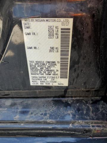 2017 NISSAN ALTIMA 2.5 - 1N4AL3AP0HC229657