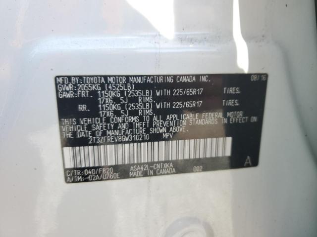 2016 TOYOTA RAV4 LE - 2T3ZFREV8GW310210