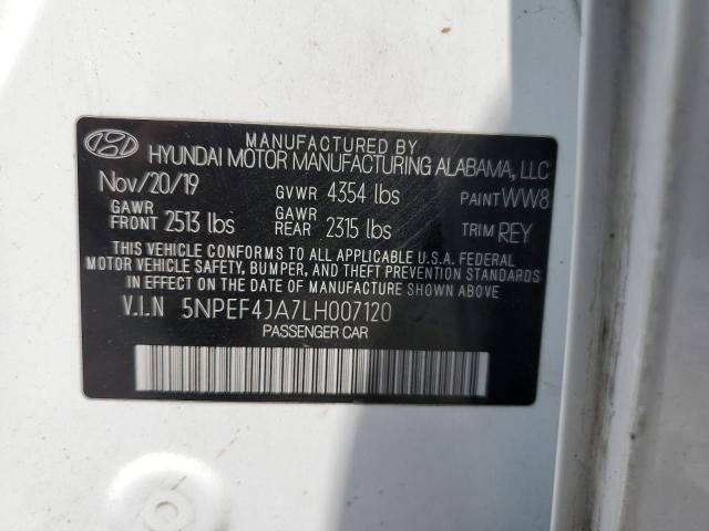 2020 HYUNDAI SONATA SEL - 5NPEF4JA7LH007120