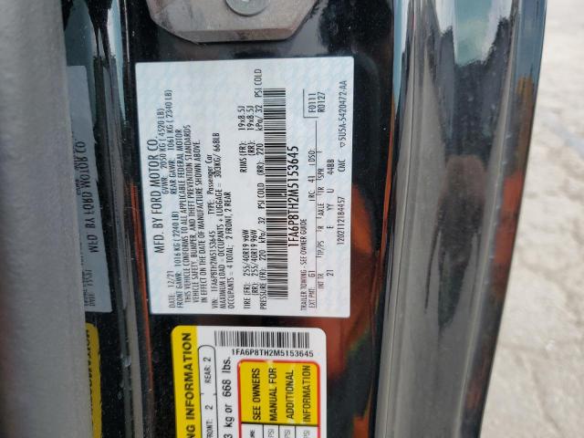 2021 FORD MUSTANG - 1FA6P8TH2M5153645