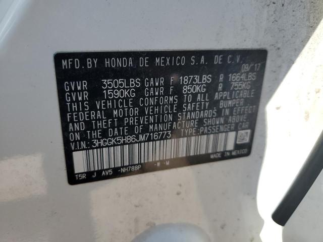 2018 HONDA FIT EX - 3HGGK5H86JM716773