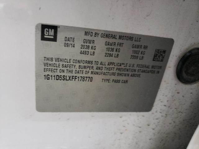 2015 CHEVROLET MALIBU 2LT 1G11D5SLXFF178770