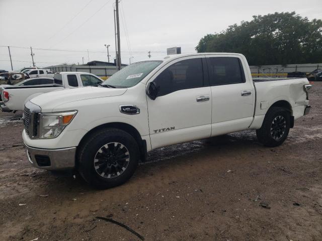 NISSAN TITAN S 2017 white  gas 1N6AA1EK6HN522600 photo #1