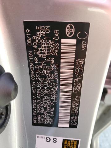 2020 TOYOTA COROLLA LE - JTDEPRAE7LJ070125