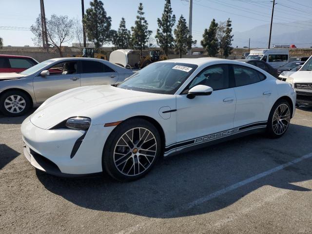 PORSCHE TAYCAN 2021 white  electric WP0AA2Y15MSA17464 photo #1