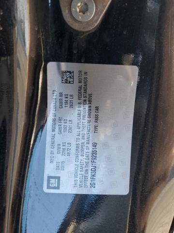 2015 CHEVROLET CAMARO 2SS 2G1FK3DJ1F9235149