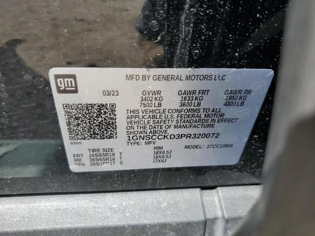 2023 CHEVROLET SUBURBAN C - 1GNSCCKD3PR320072