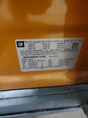 2017 CHEVROLET TRAX PREMI 3GNCJRSB6HL184766
