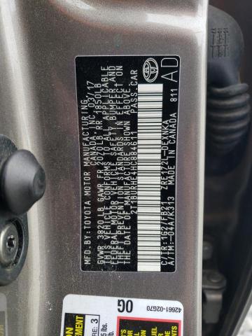 2017 TOYOTA COROLLA L - 2T1BURHE4HC884611
