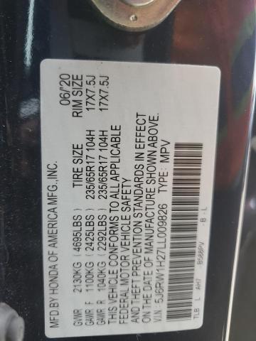 2020 HONDA CR-V LX - 5J6RW1H27LL009826