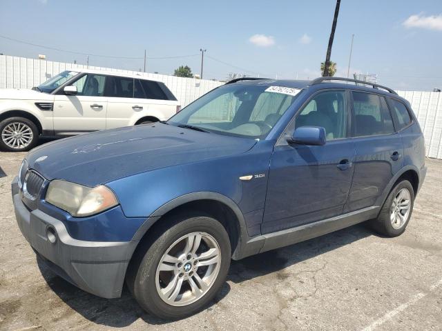 BMW X3 3.0I 2004 blue 4dr spor gas WBXPA93404WA60268 photo #1