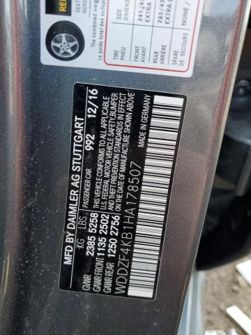 2017 MERCEDES-BENZ E 300 4MAT WDDZF4KB1HA178507