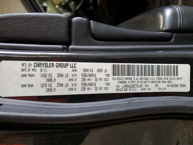 2011 JEEP GRAND CHER - 1J4RR4GG2BC731497