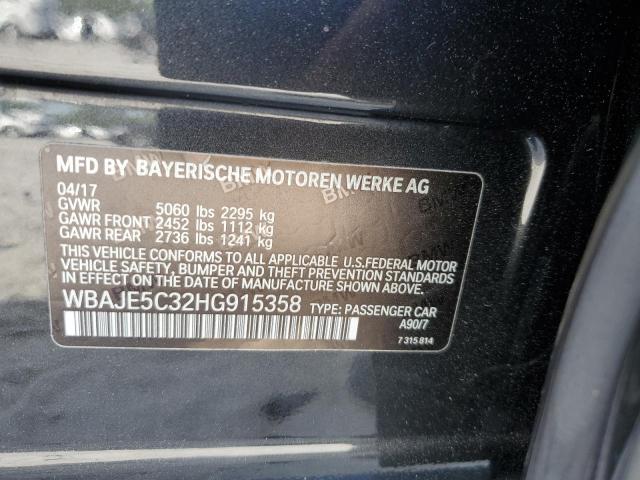 2017 BMW 540 I - WBAJE5C32HG915358