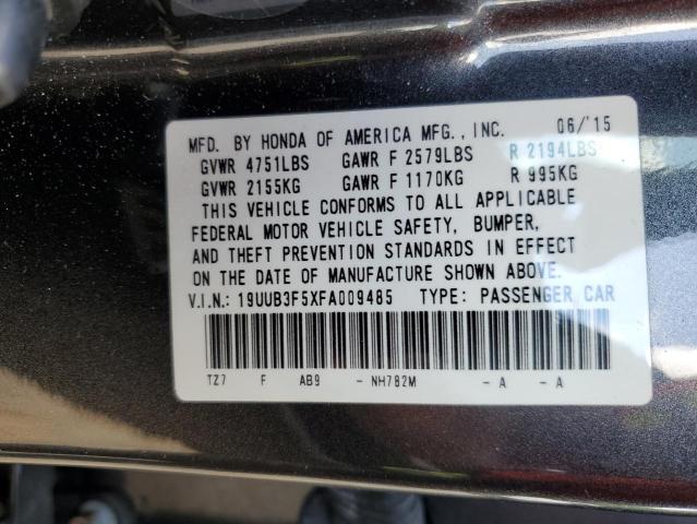 2015 ACURA TLX TECH - 19UUB3F5XFA009485