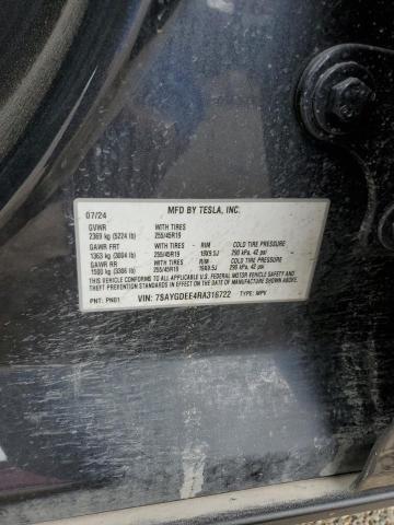 2024 TESLA MODEL Y - 7SAYGDEE4RA316722