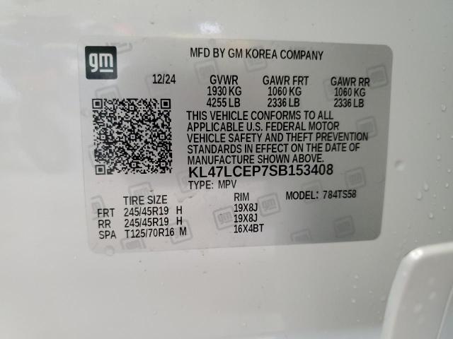 2025 BUICK ENVISTA AV KL47LCEP7SB153408