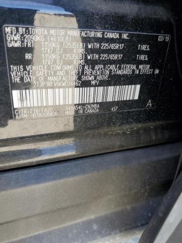 2019 TOYOTA RAV4 XLE - 2T3P1RFV6KW034462