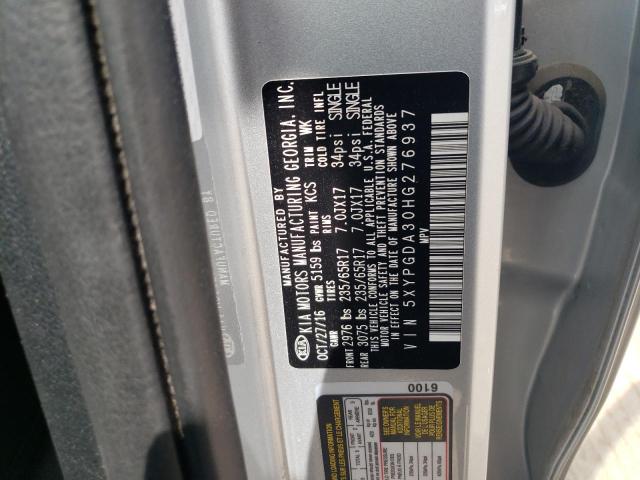 2017 KIA SORENTO LX - 5XYPGDA30HG276937