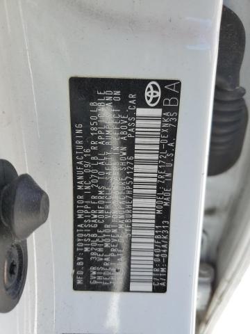 2017 TOYOTA COROLLA L - 5YFBURHE7HP571276
