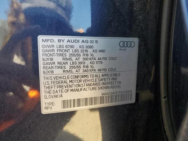 2015 AUDI Q7 PREMIUM WA1CGAFE7FD018069