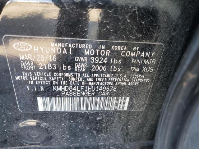 2017 HYUNDAI ELANTRA SE - KMHD84LF1HU149678