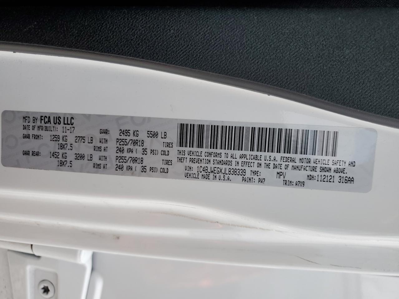 JEEP WRANGLER SAHARA