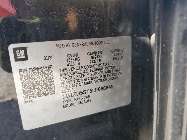 2020 CHEVROLET MALIBU LT - 1G1ZD5ST5LF088845