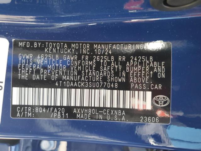 2025 TOYOTA CAMRY XSE - 4T1DAACK3SU077048