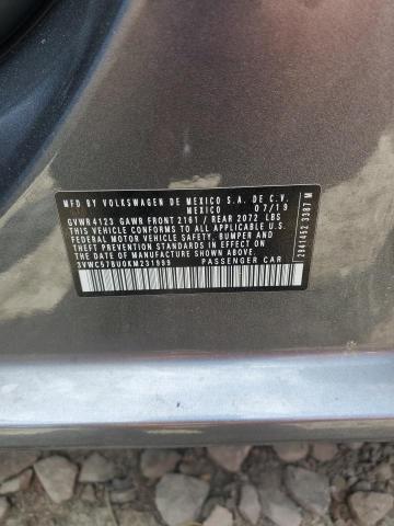 2019 VOLKSWAGEN JETTA S - 3VWC57BU0KM231999
