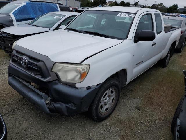 TOYOTA TACOMA ACC 2013 white club cab gas 5TFTX4CN2DX027379 photo #1