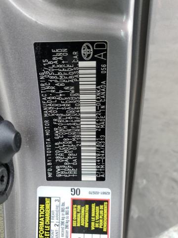 2015 TOYOTA COROLLA L - 2T1BURHE8FC460359