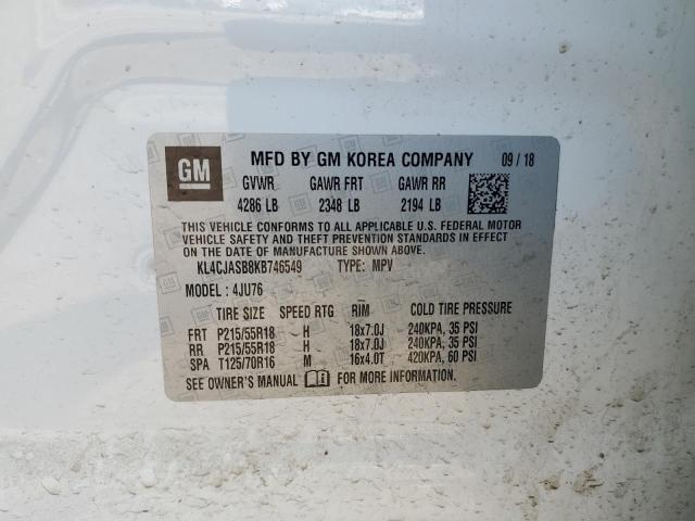 2019 BUICK ENCORE PRE KL4CJASB8KB746549