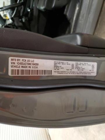 2022 DODGE DURANGO R/ - 1C4SDJCT6NC104359