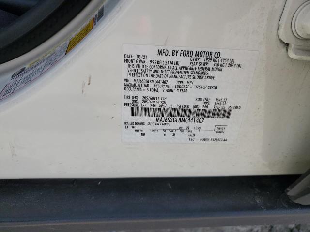 2021 FORD ECOSPORT S - MAJ6S3GL8MC441407